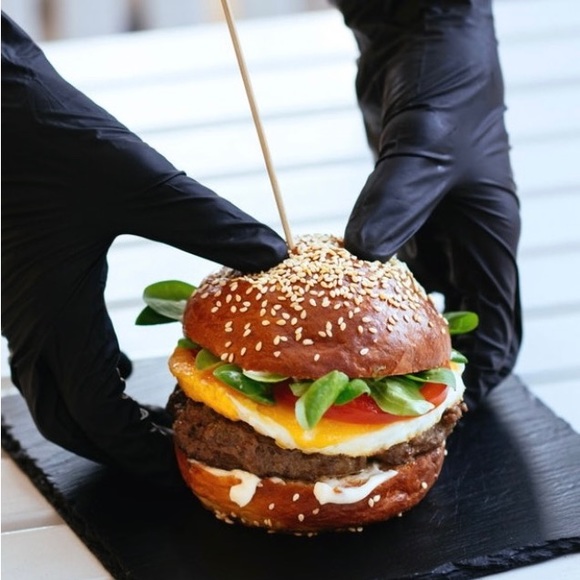 GLOVEWORKS Black Nitrile Industrial Disposable Gloves 5 Mil XX-Large 100 count - Picture 11 of 16